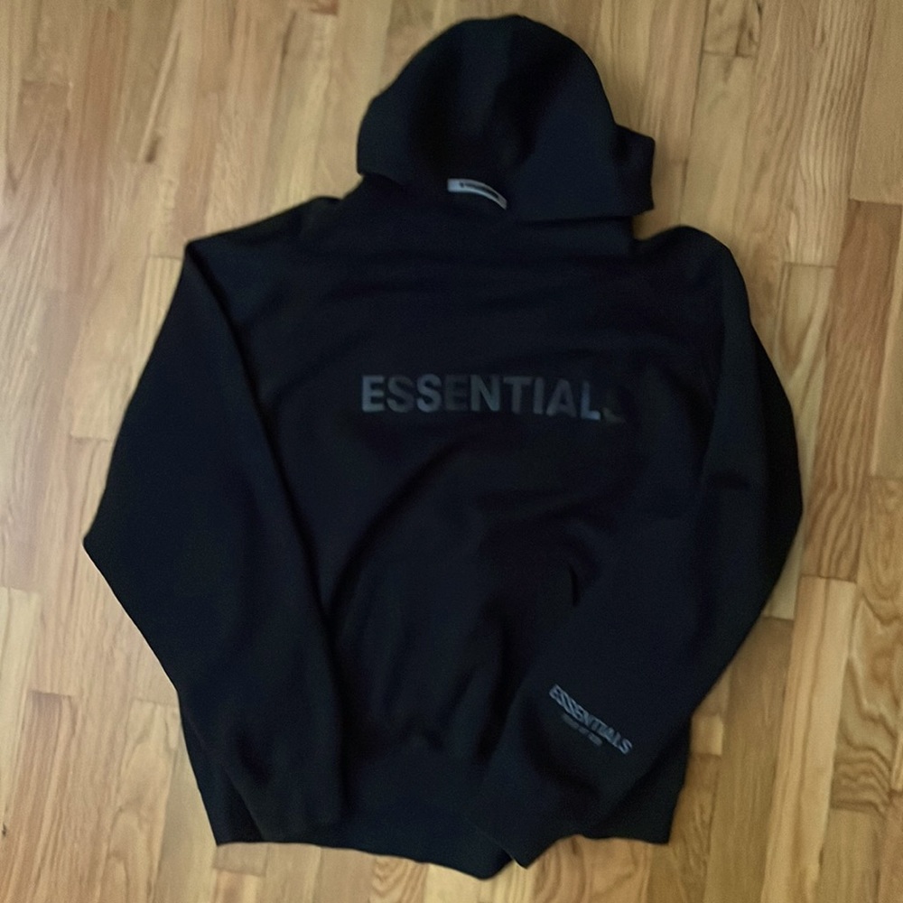 Fear of God Essentials Pullover Hoodie Black (USED)